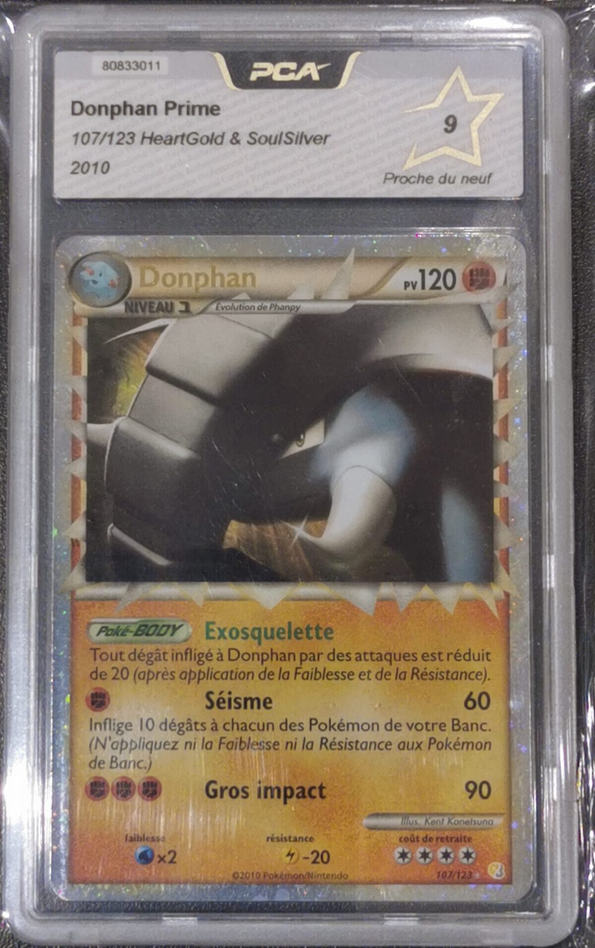 Donphan - HeartGold & SoulSilver - 107/123 - PCA 9 - Français