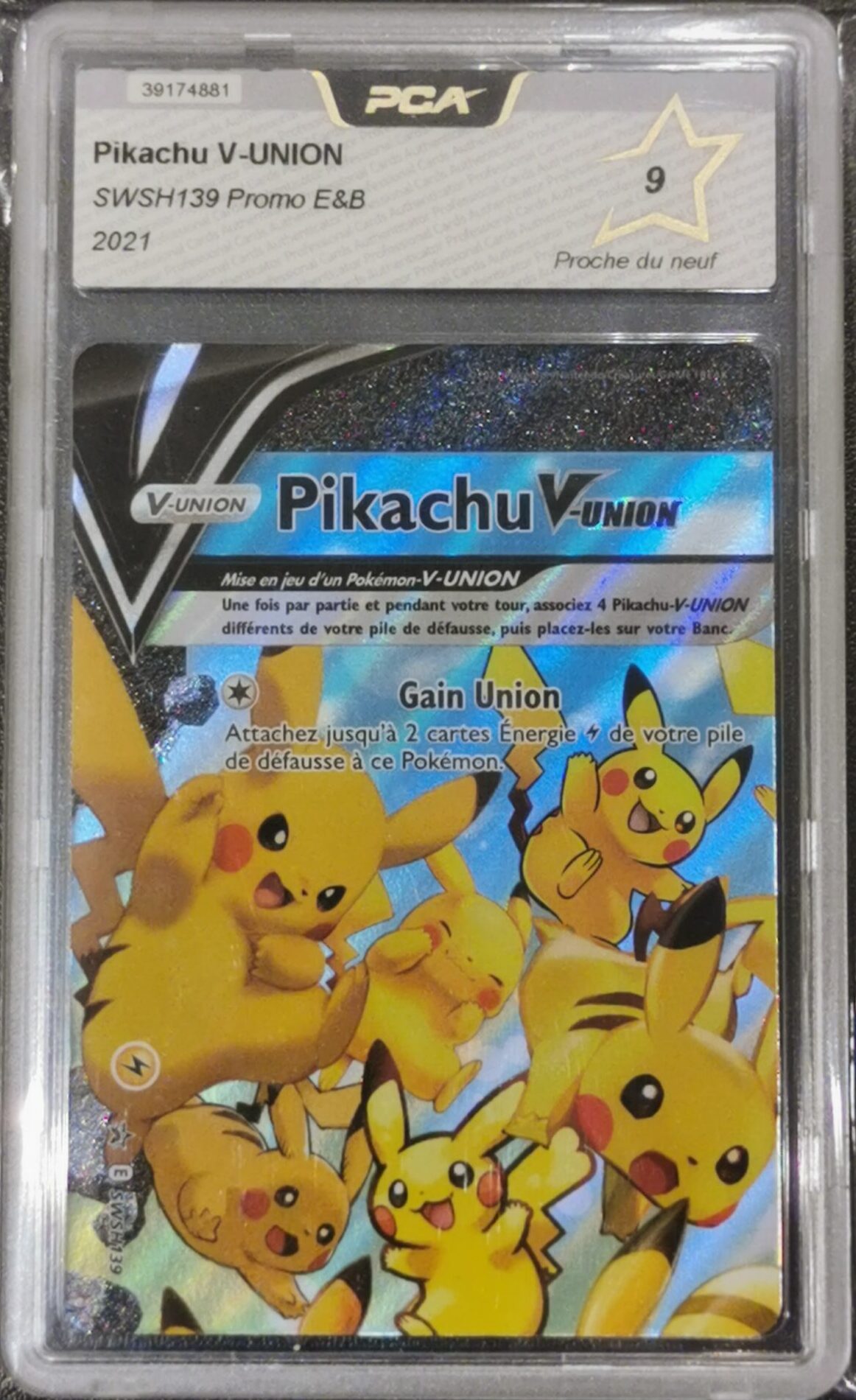 Pikachu V-Union - Promo Épée & Bouclier - SWSH139 - PCA 9 - Français