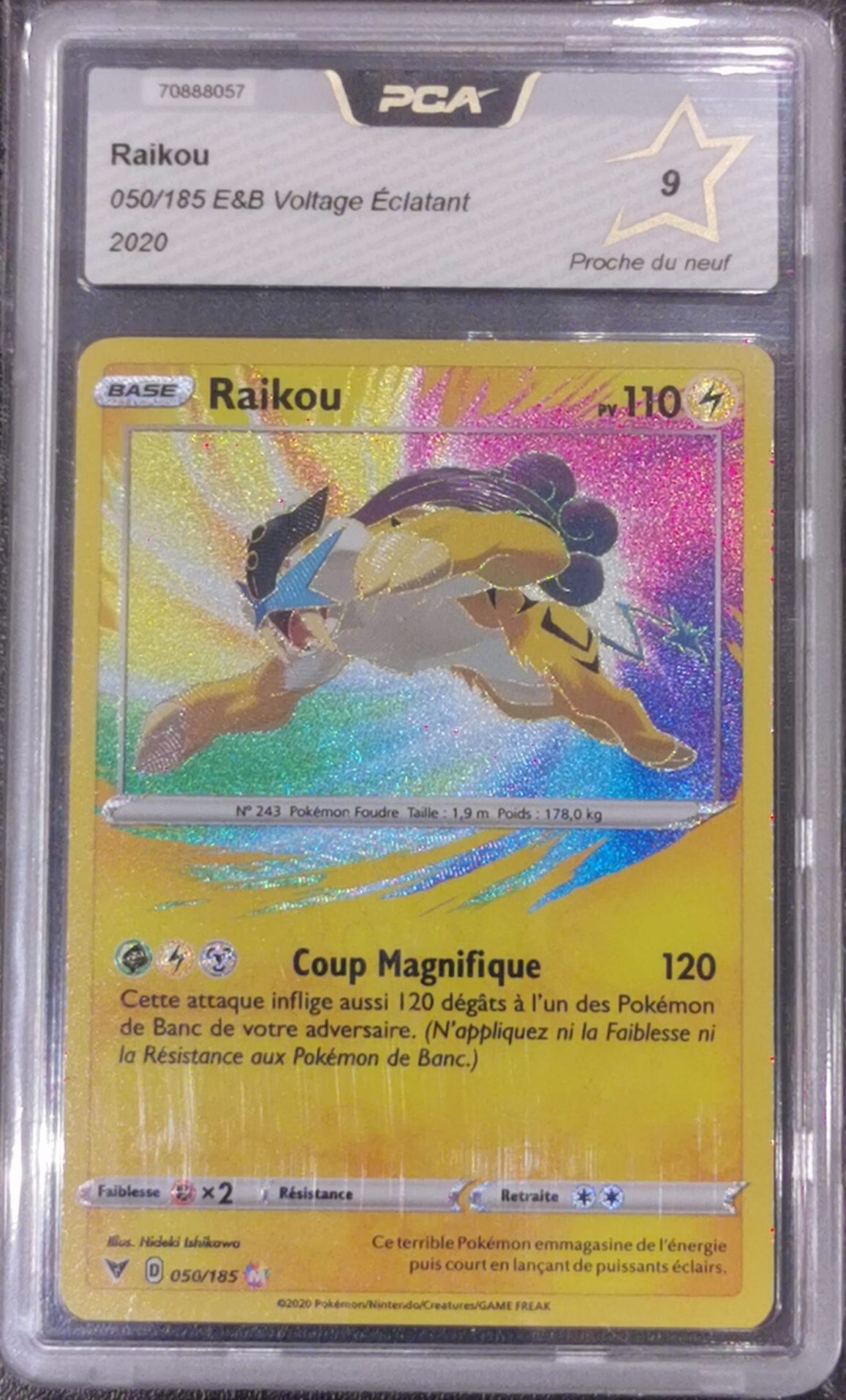 Raikou - Voltage Éclatant - 050/185 - PCA 9 - Français