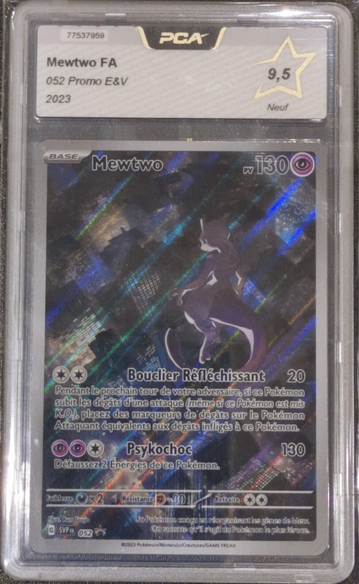 Mewtwo - Promo Écarlate & Violet - SVP052 - PCA 9.5 - Français