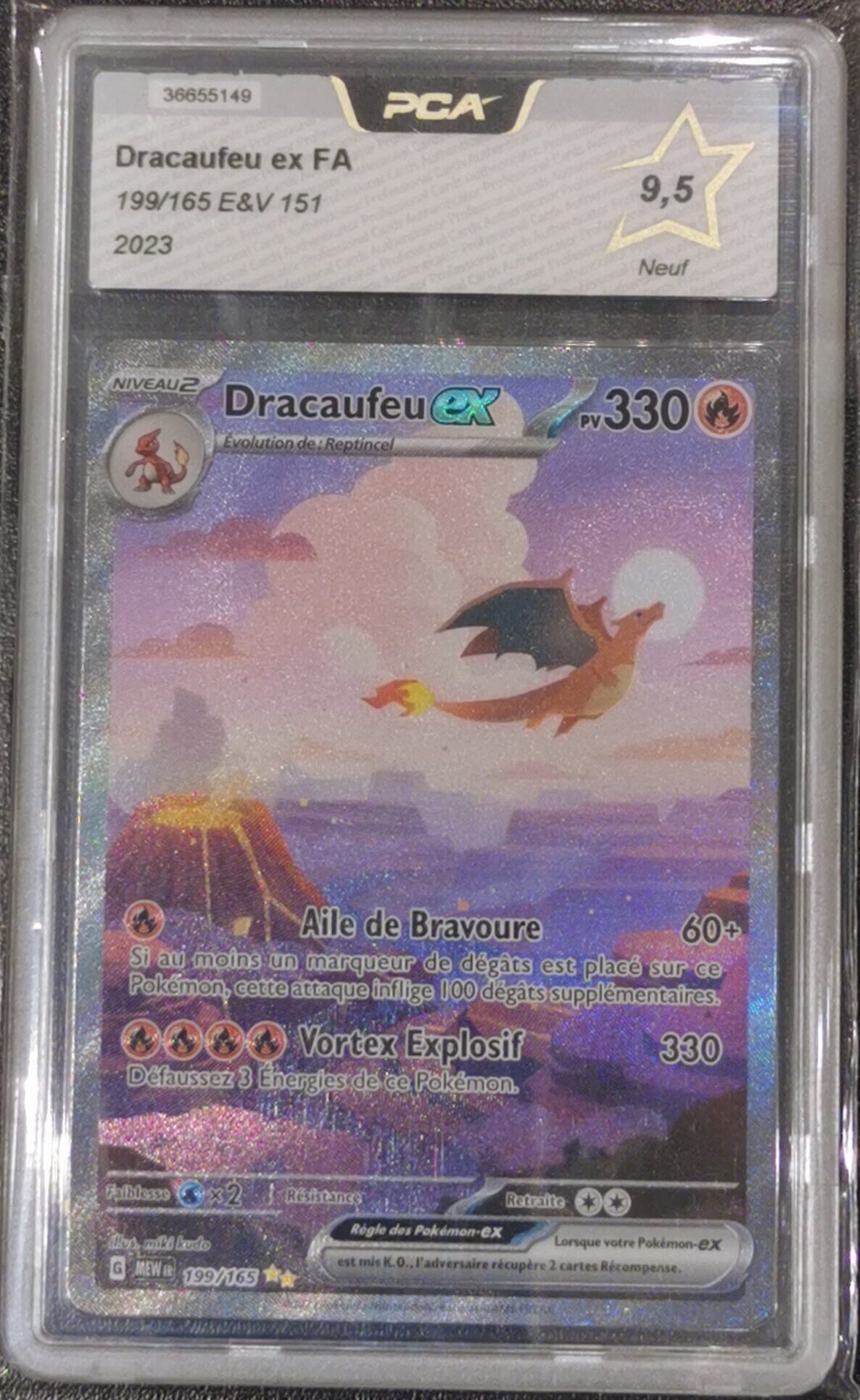 Dracaufeu ex- 151 - 199/165 - PCA 9.5 - Français