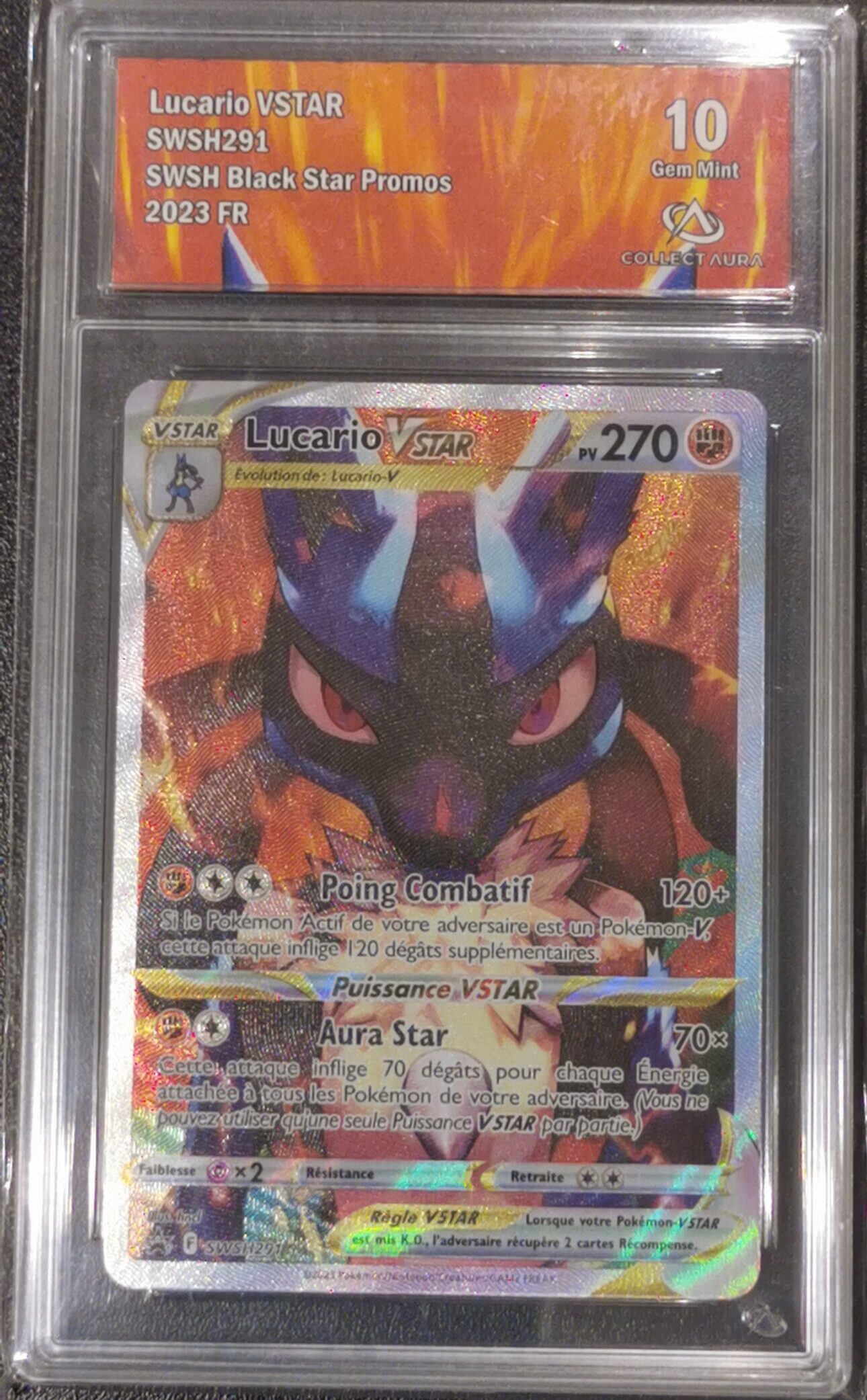 Lucario Vstar - Promo Épée & Bouclier - SWSH291 - Collect Aura 10 - Français