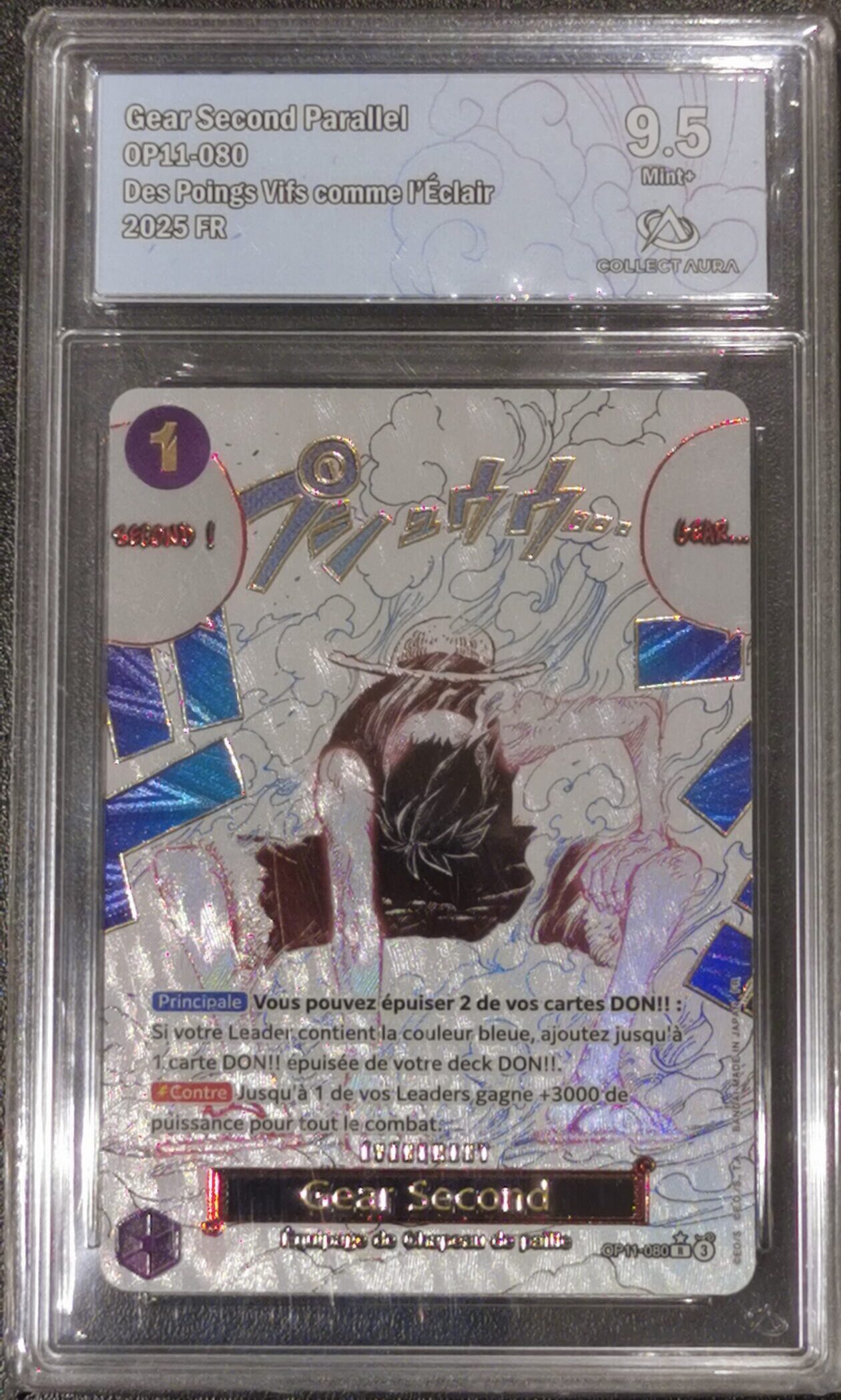 Gear Second Parallel - Des Poings Vifs comme l'Éclair - OP11080 - Collect Aura 9.5 - Français