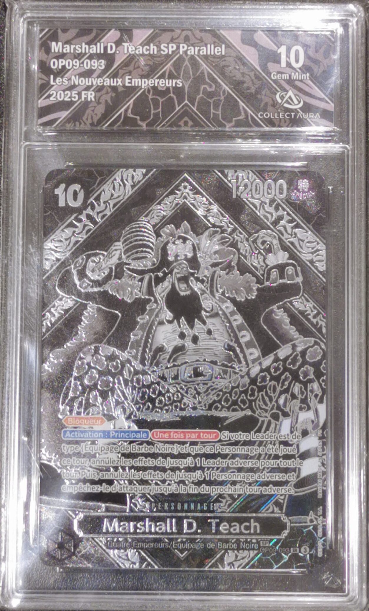Marshall D. Teach SP Parallel - Les Nouveaux Empereurs - OP09093 - Collect Aura 10 - Français