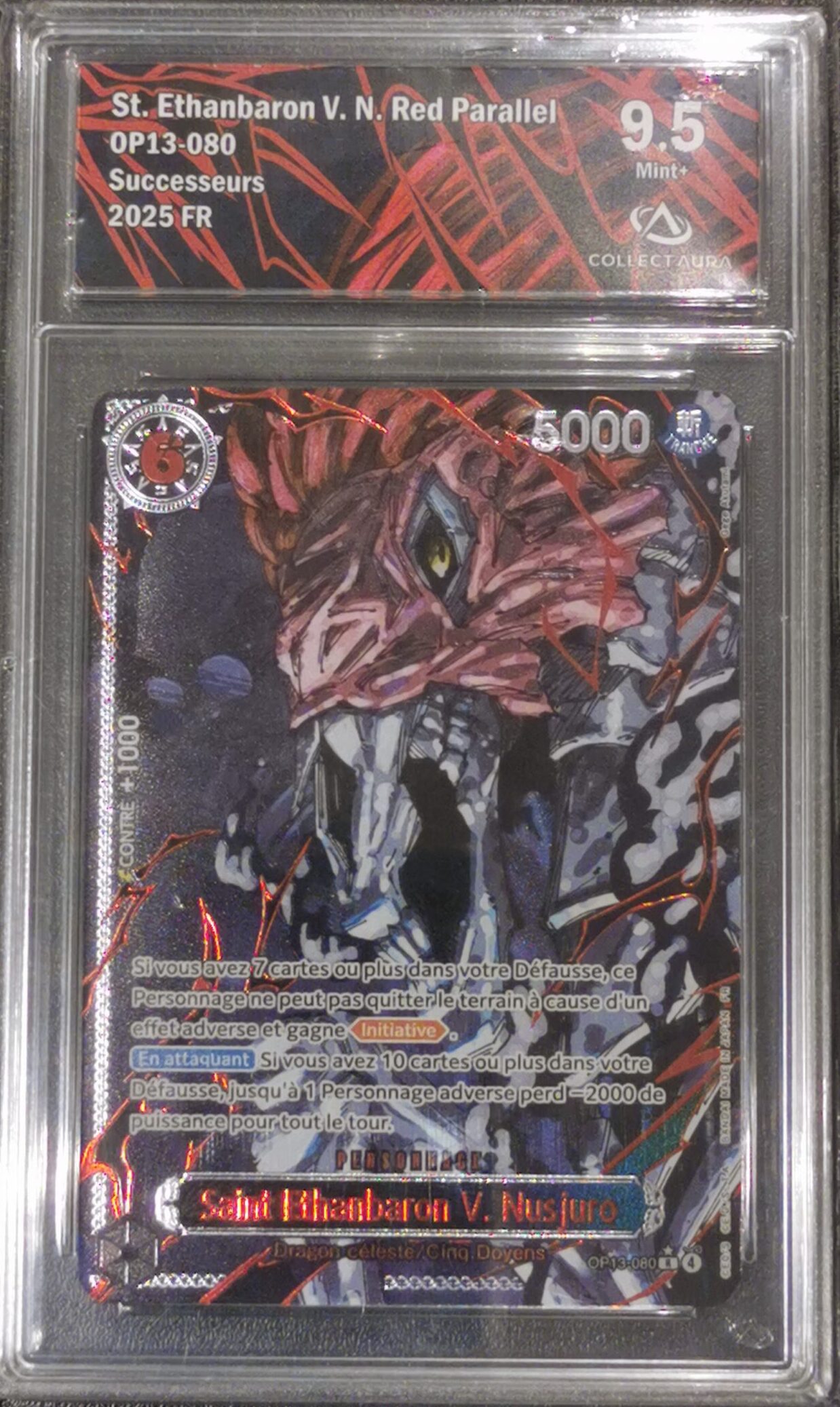 St. Ethanbaron V. N. Red Parallel - Successeurs - OP13080 - Collect Aura 9.5 - Français