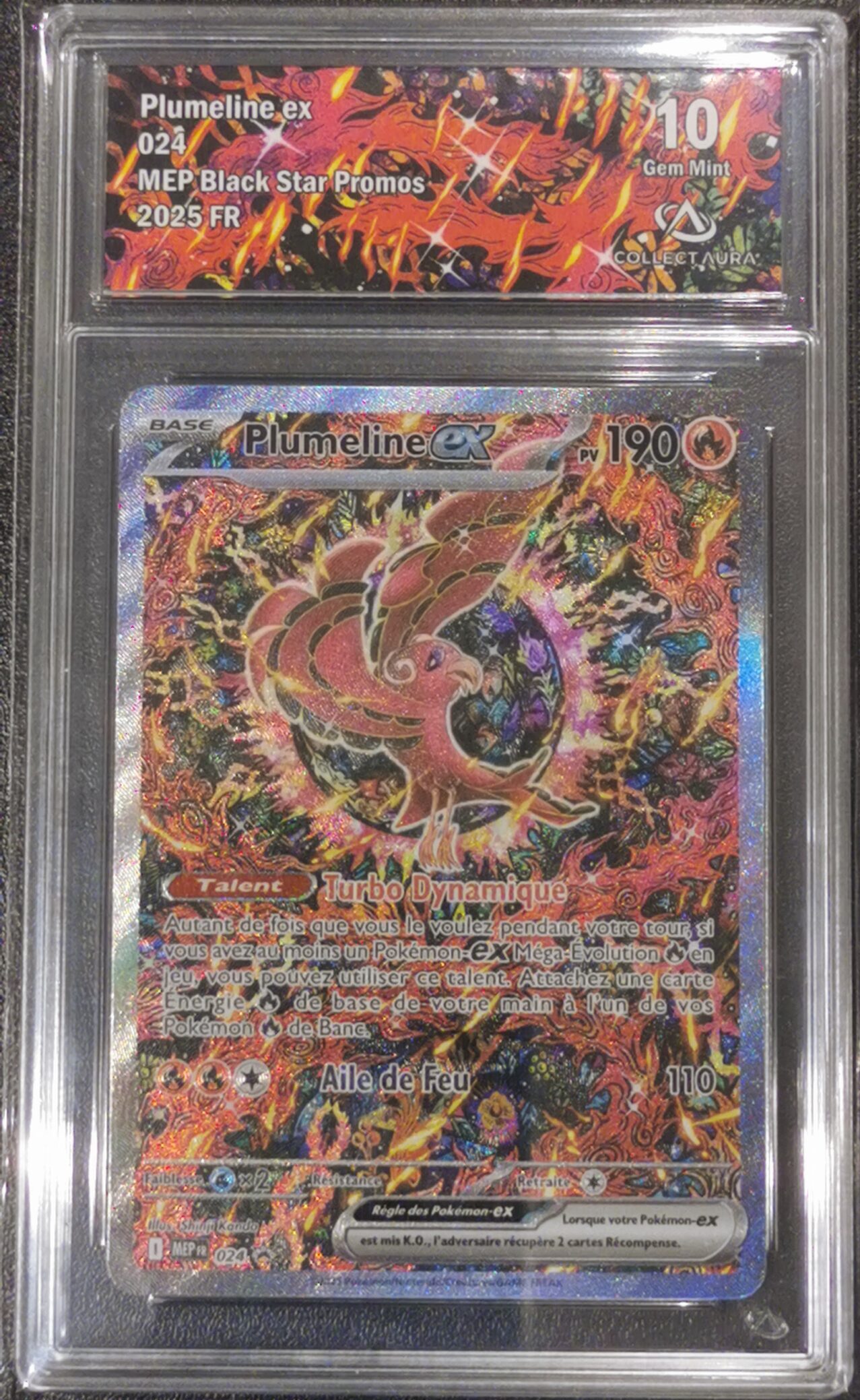 Plumeline ex - Promo Méga Evolution - MEP024 - Collect Aura 10 - Français