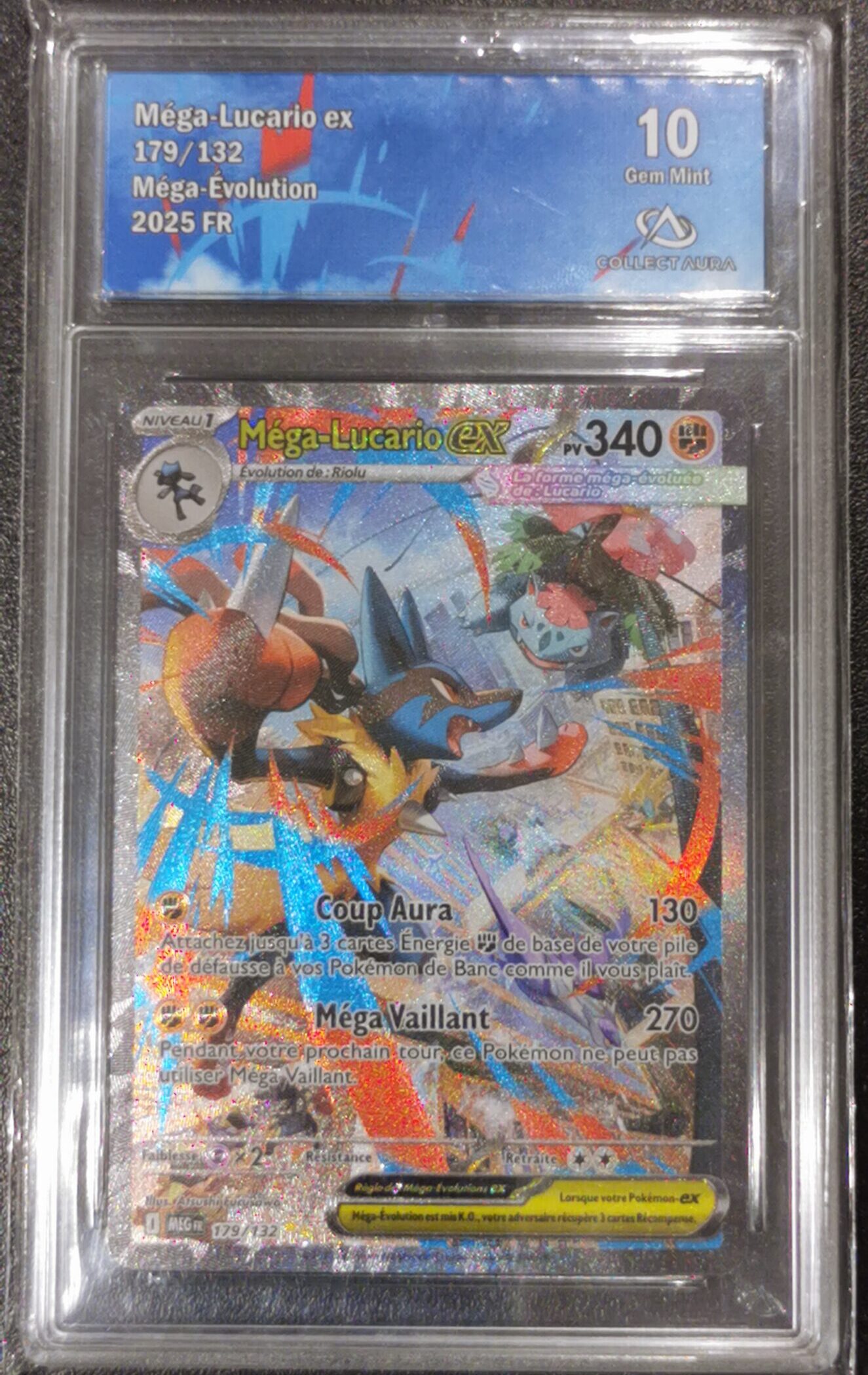 Méga-Lucario ex - Méga-Évolution - 179/132 - Collect Aura 10 - Français