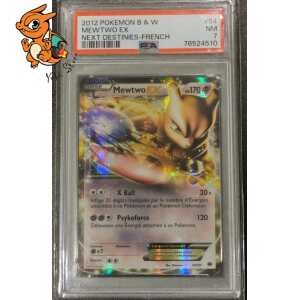 Mewtwo EX - Destinées Futures - 54/99 - PSA 7 - Français