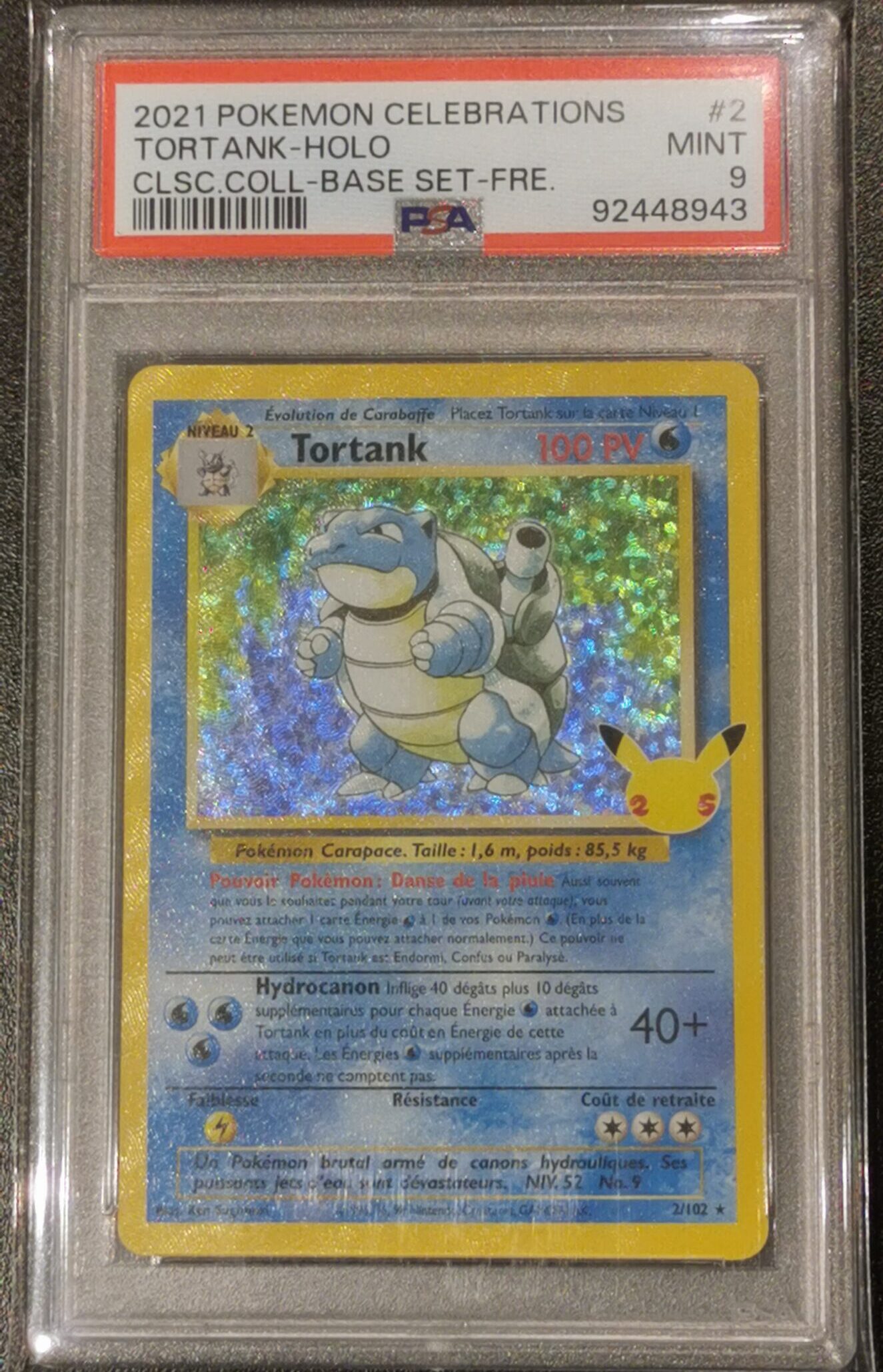 Tortank - Célébrations - 2/102 - PSA 9 - Français