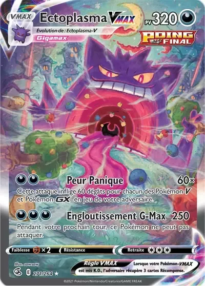Ectoplasma VMAX - Poing de Fusion - 271/264