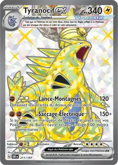 Tyranocif ex - Flammes Obsidiennes - 211/197