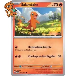 Salamèche - 151 - 004/165