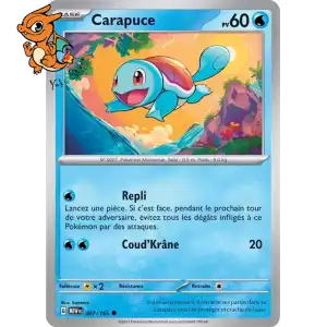 Carapuce - 151 - 007/165