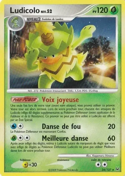 Ludicolo Lv.52 - Platine - 034/127
