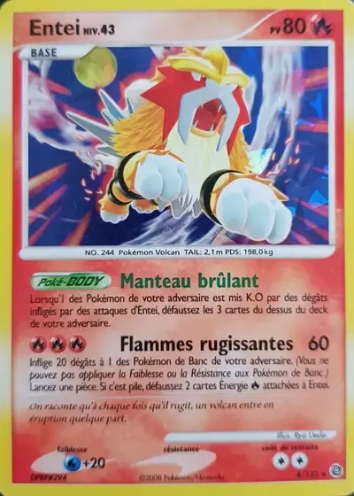 Entei Lv.43 - Merveilles Secrètes - 004/132