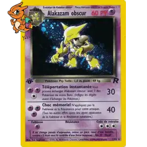Alakazam obscur - Team Rocket - 001/082