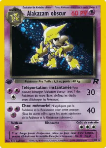 Alakazam obscur - Team Rocket - 001/082
