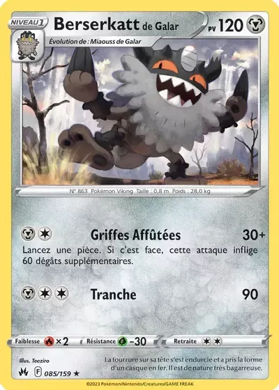 Berserkatt de Galar - Zénith Suprême - 085/159