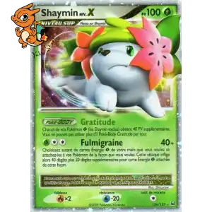 Shaymin LV.X - Platine - 126/127