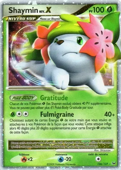 Shaymin LV.X - Platine - 126/127