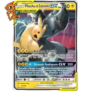 Pikachu & Zekrom GX - Duo de Choc - 033/181