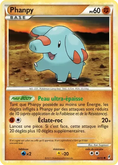 Phanpy - L'appel des légendes - 066/095