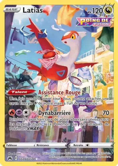 Latias - Zénith Suprême - GG20/159