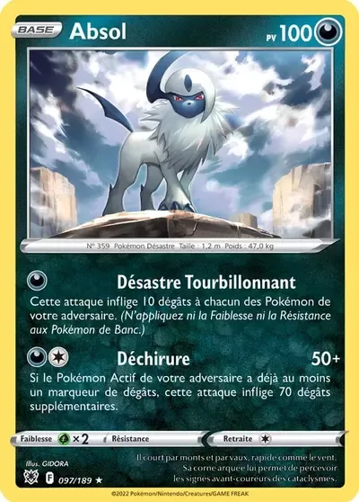 Absol - Astres Radieux - 097/189