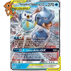 Tortank & Piplup GX - Éclipse Cosmique - 038/236