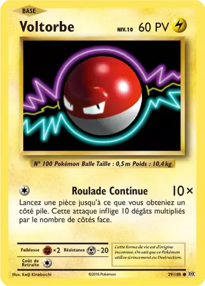 Voltorbe - XY Évolutions - 039/108
