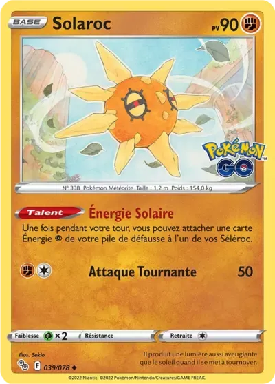 Solaroc - Pokémon GO - 039/071