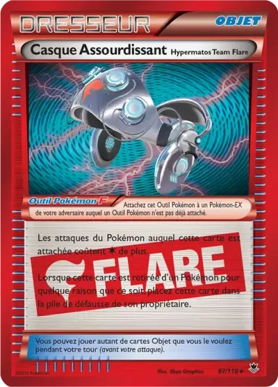 Casque Assourdissant Hypermatos Team Flare - Vigueur Spectrale - 097/119