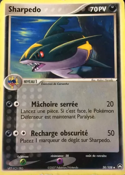 Sharpedo - Gardiens du Pouvoir - 038/108