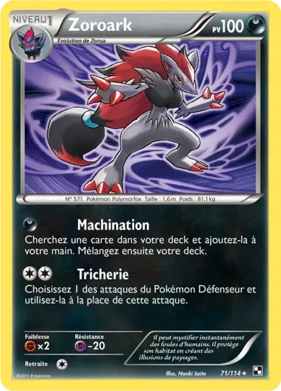 Zoroark - Noir & Blanc - 071/114