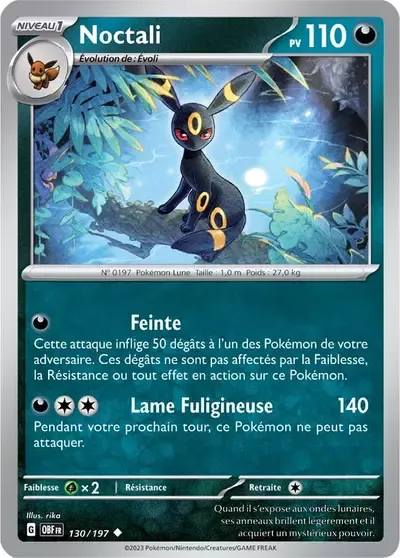 Noctali - Flammes Obsidiennes - 130/197