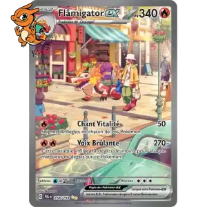 Flâmigator ex - Évolutions à Paldéa - 258/193