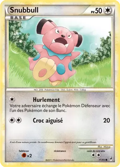 Snubbull - L'appel des légendes - 071/095