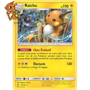 Raichu - Ombres Ardentes - 041/147