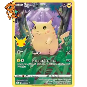 Pikachu - Célébrations - 005/025