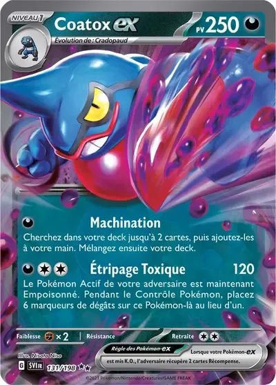 Coatox ex - Écarlate et Violet - 131/198