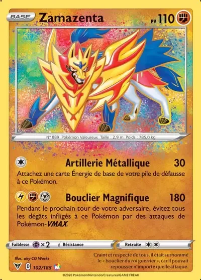Zamazenta - Voltage Éclatant - 102/185