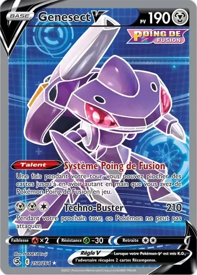 Genesect V - Poing de Fusion - 254/264