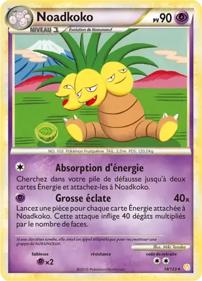Noadkoko - HeartGold & SoulSilver - 018/123