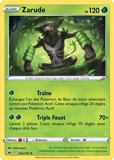 Zarude - Zénith Suprême - 016/159