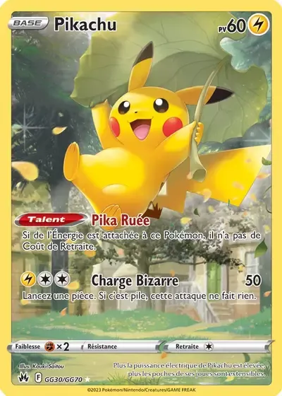 Pikachu - Zénith Suprême - GG30/159