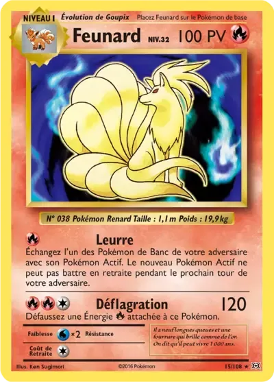 Feunard - XY Évolutions - 015/108