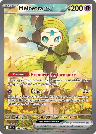 Meloetta ex - Foudre Noire - 167/086
