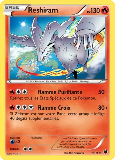 Reshiram - Glaciation Plasma - 017/116