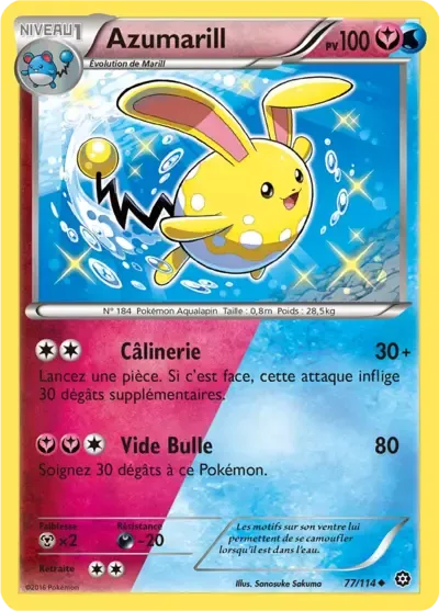 Azumarill - Offensive Vapeur - 077/114