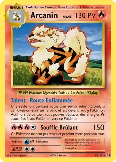Arcanin - XY Évolutions - 018/108